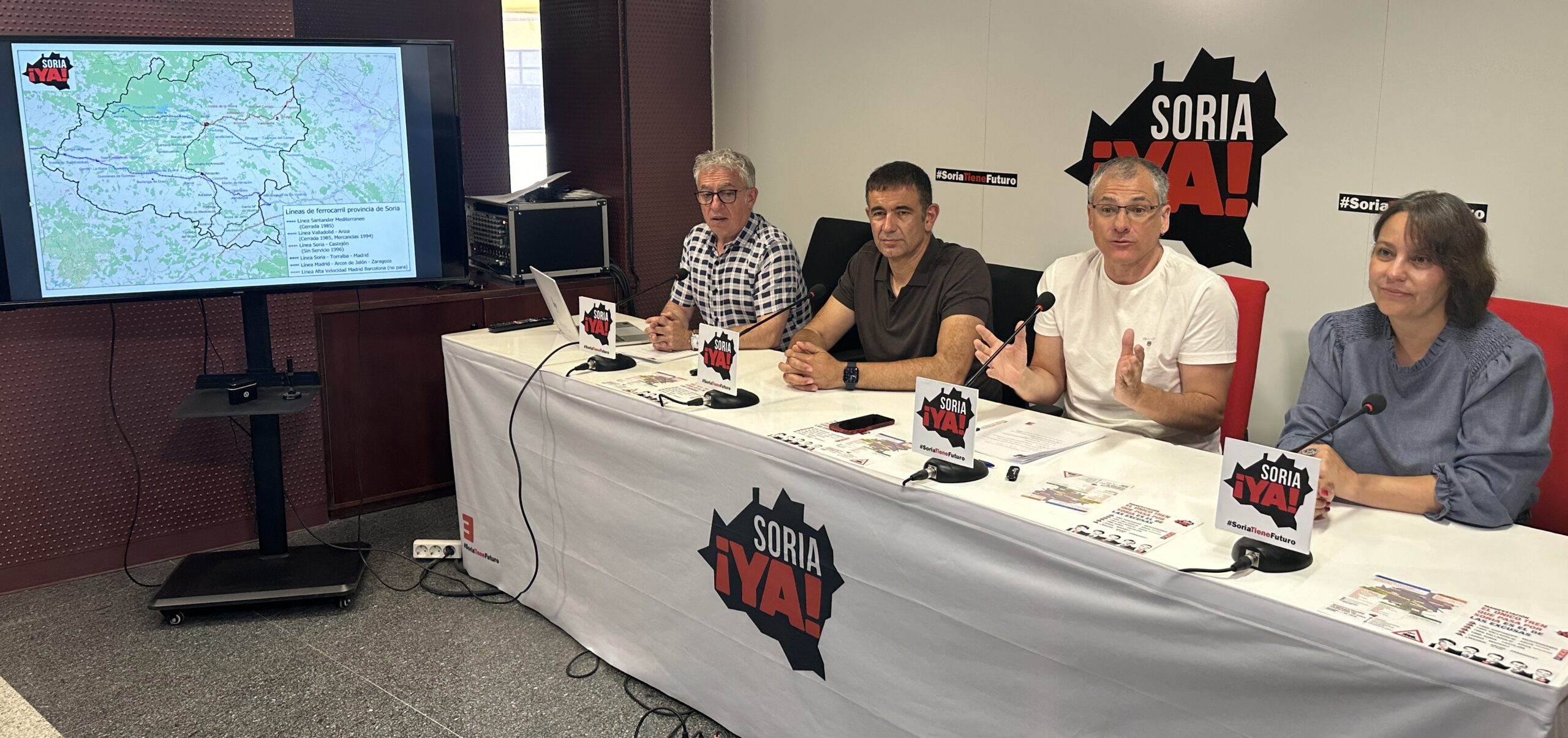 SORIA ¡YA! convoca a la ciudadanía soriana a manifestarse el 11 de julio para exigir un ferrocarril digno para la provincia