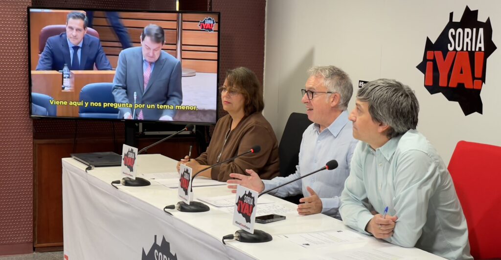 Soria ¡YA! exige a la Junta respuestas sobre incendios y helicóptero sanitario y defiende en el Pleno una moción para garantizar vivienda en el medio rural