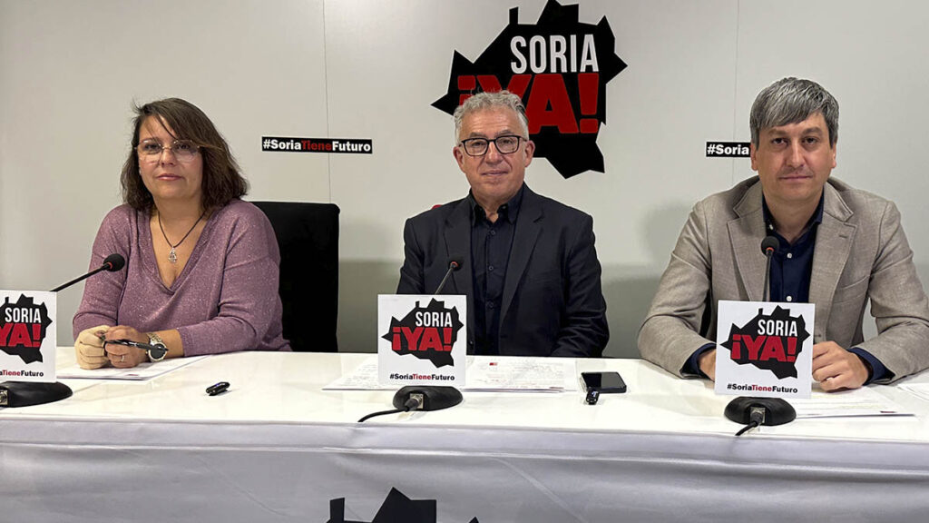 Soria ¡YA! reclama a la Junta fechas reales para la finalización del Hospital Santa Bárbara, apoyo al atletismo soriano y acción inmediata sobre las ayudas al funcionamiento