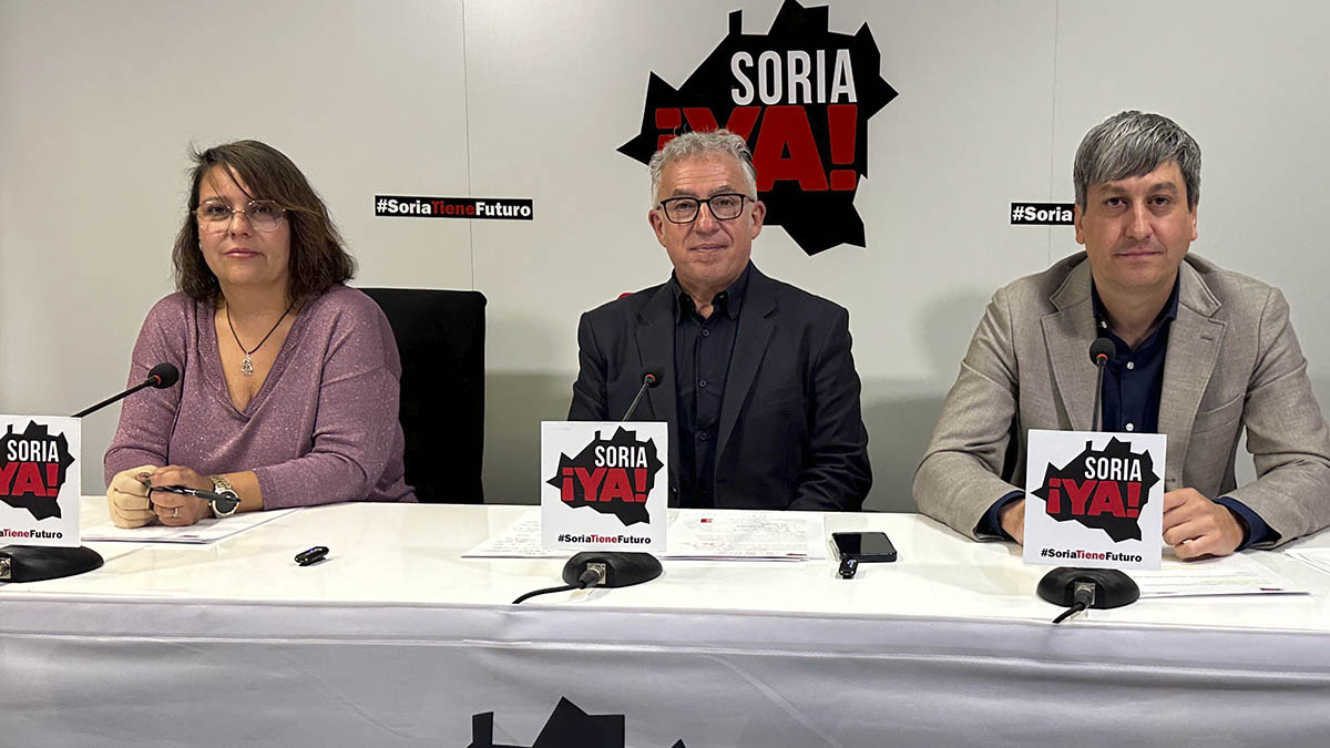 Soria ¡YA! reclama a la Junta fechas reales para la finalización del Hospital Santa Bárbara, apoyo al atletismo soriano y acción inmediata sobre las ayudas al funcionamiento