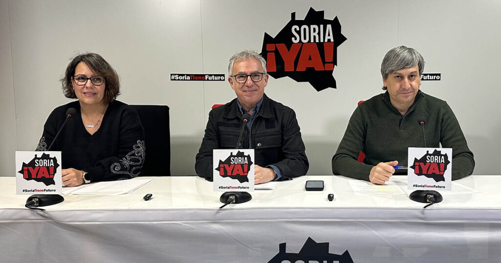 Soria ¡YA! reivindica su papel clave en las Cortes tras una legislatura en la que la Junta ha vuelto a dejar a Soria atrás