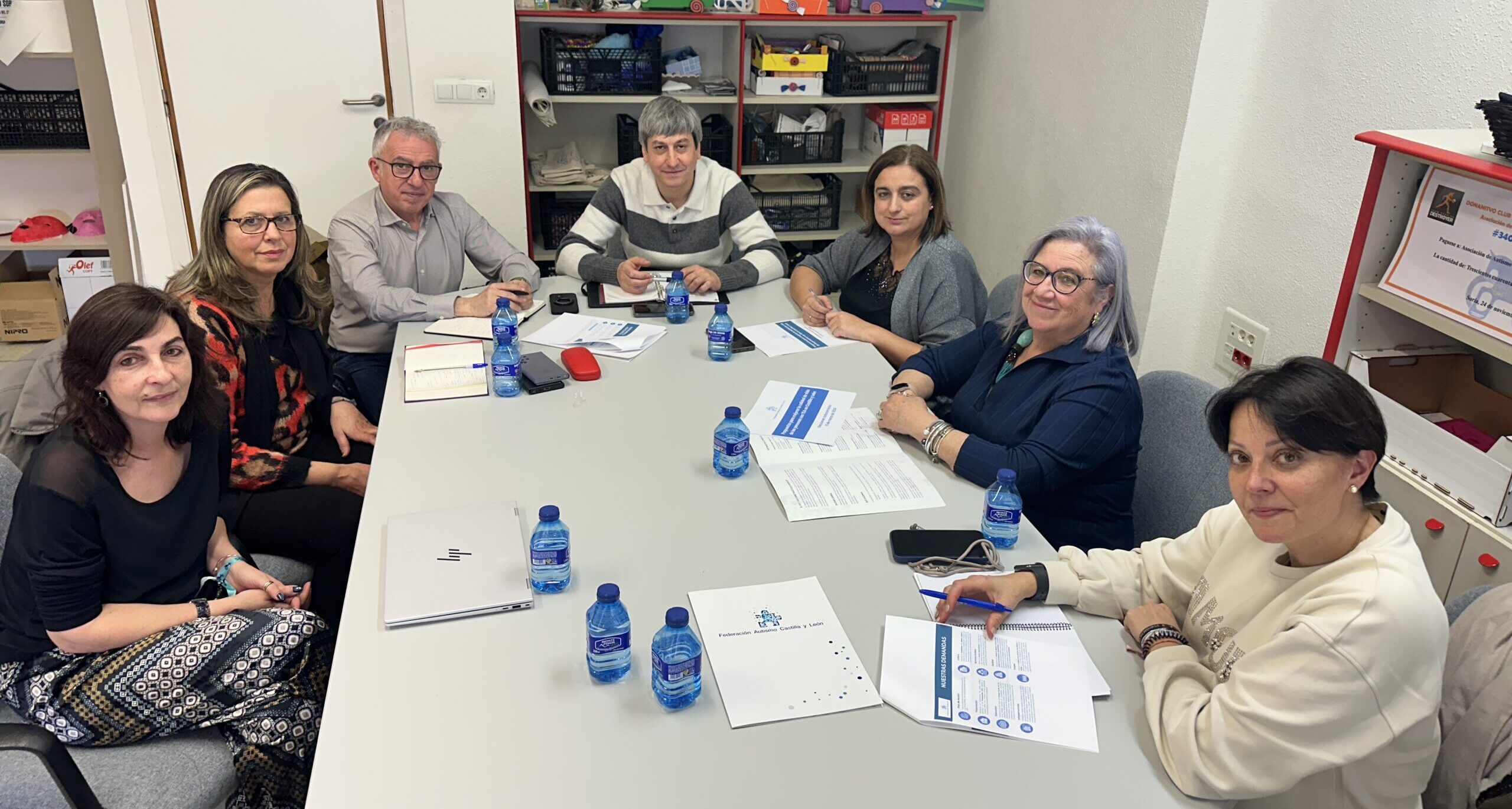 Soria ¡YA! recoge las demandas de la Federación de Autismo de Castilla y León para reforzar la atención al TEA en la provincia