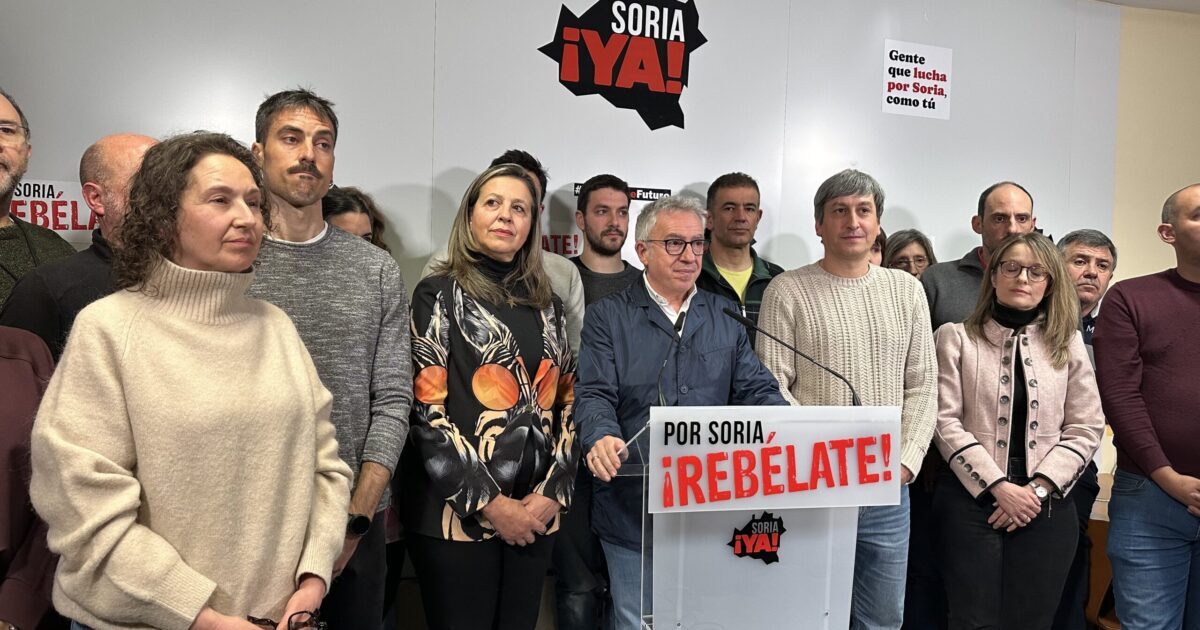 Soria ¡YA! mantiene representación en las Cortes con un procurador que trabajará 100% por Soria