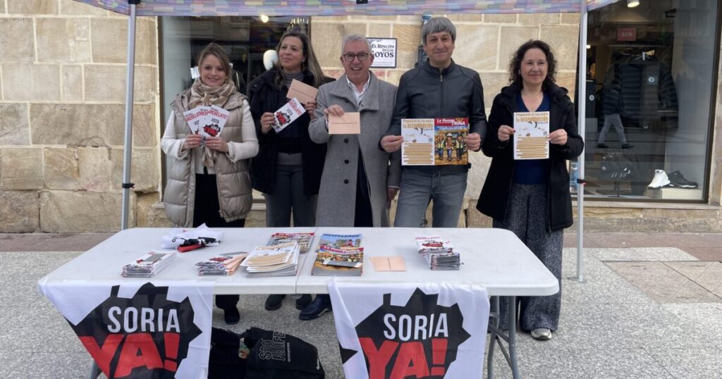 Soria ¡YA! llama al voto útil para cambiar «43 años de olvido institucional» de PP, PSOE y Vox