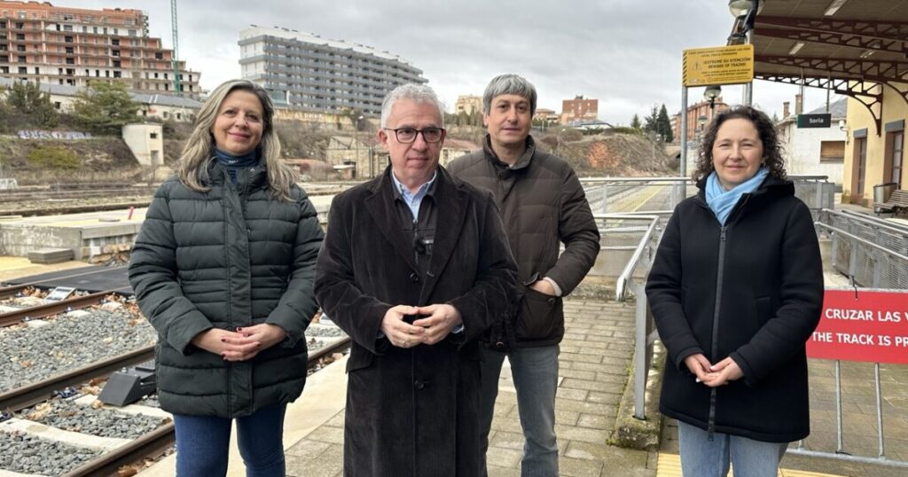 Soria ¡YA! denuncia que la provincia sigue en vía muerta por las promesas incumplidas sobre el ferrocarril
