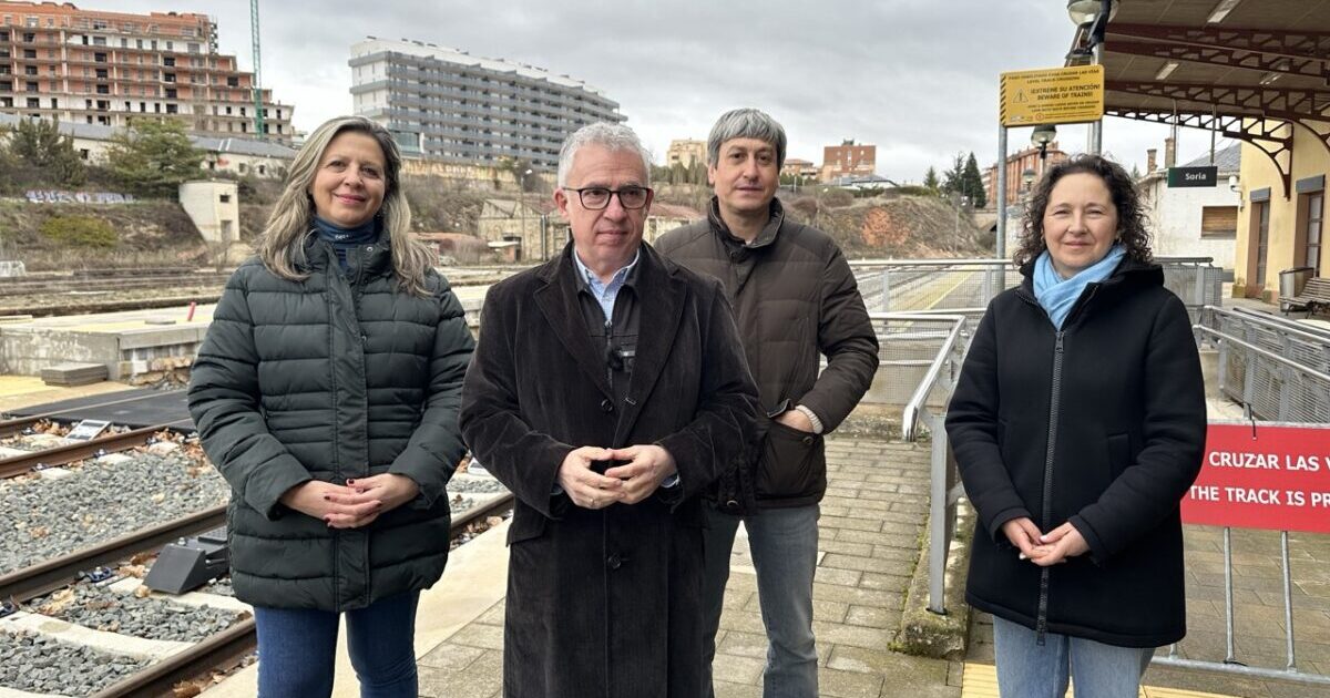 Soria ¡YA! denuncia que la provincia sigue en vía muerta por las promesas incumplidas sobre el ferrocarril